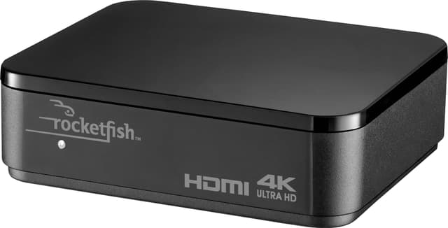 Rocketfish™ - 2-Output HDMI Splitter with 4K at 60Hz and HDR Pass-Through - Black