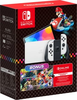 Nintendo Switch OLED Model - Mario Kart 8 Deluxe Bundle